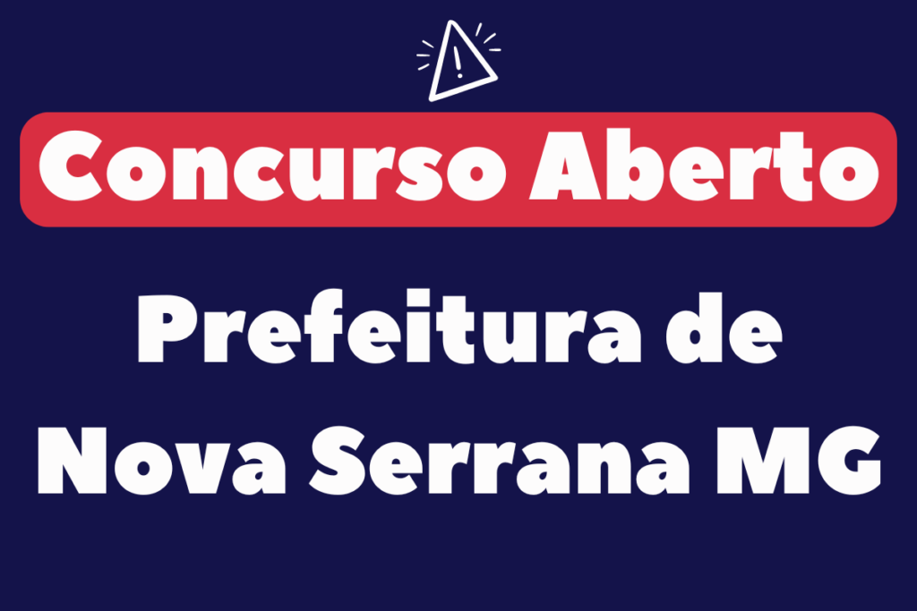 Concurso Prefeitura de Nova Serrana MG