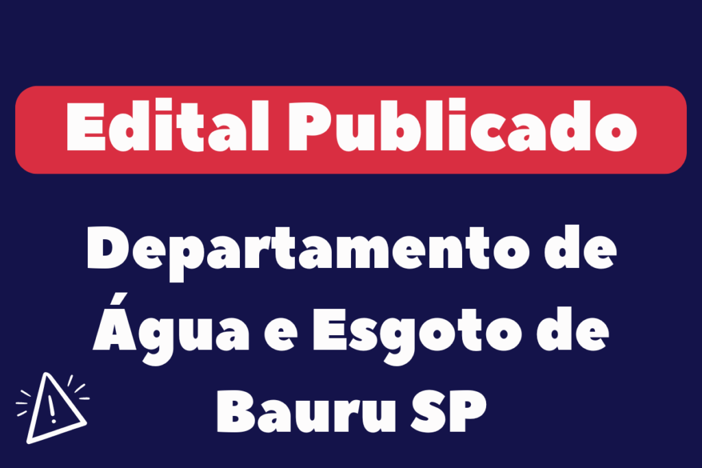 Concurso DAE Bauru SP 2024