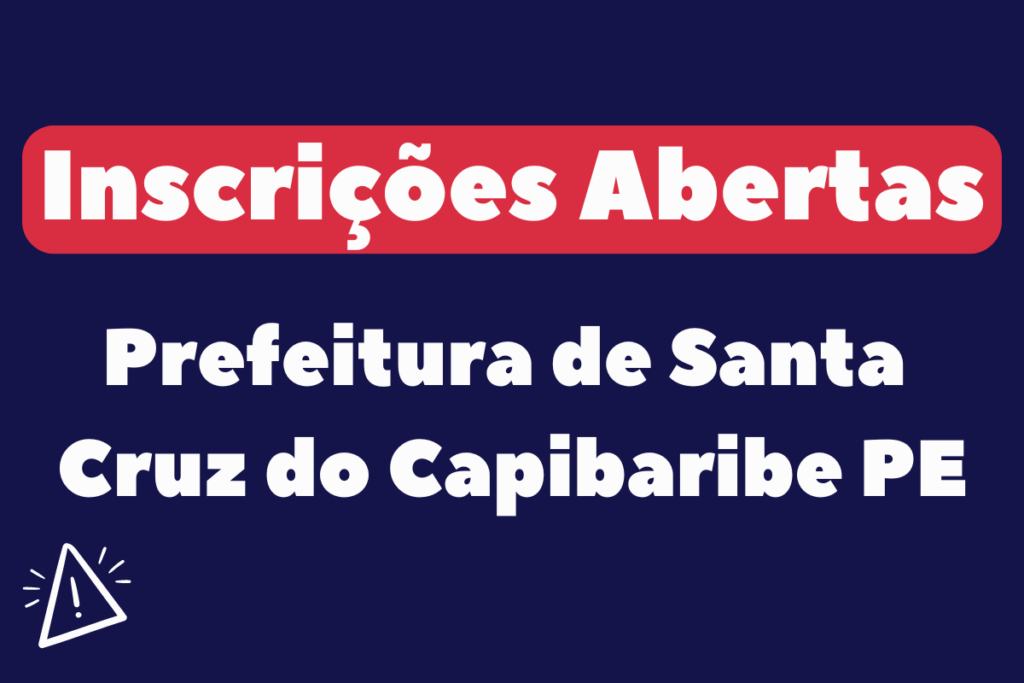 Concurso da Prefeitura de Santa Cruz do Capibaribe PE