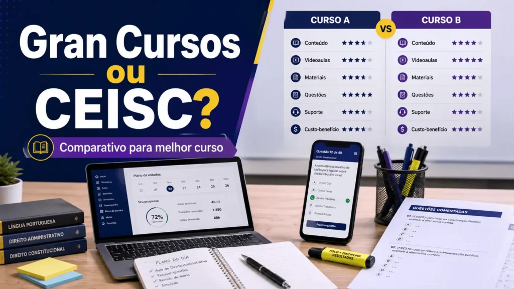 Gran Cursos ou CEISC - Qual é Melhor