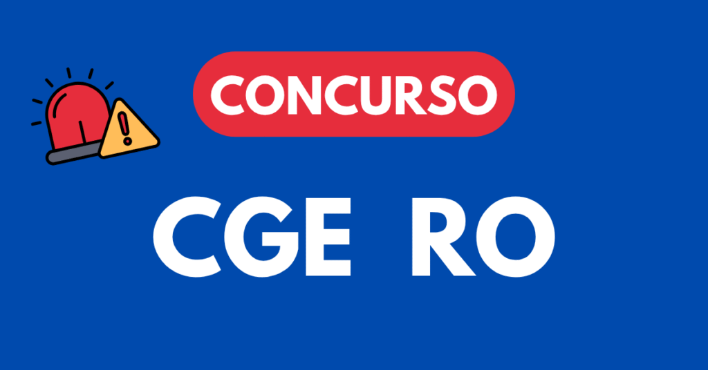 Concurso CGE RO