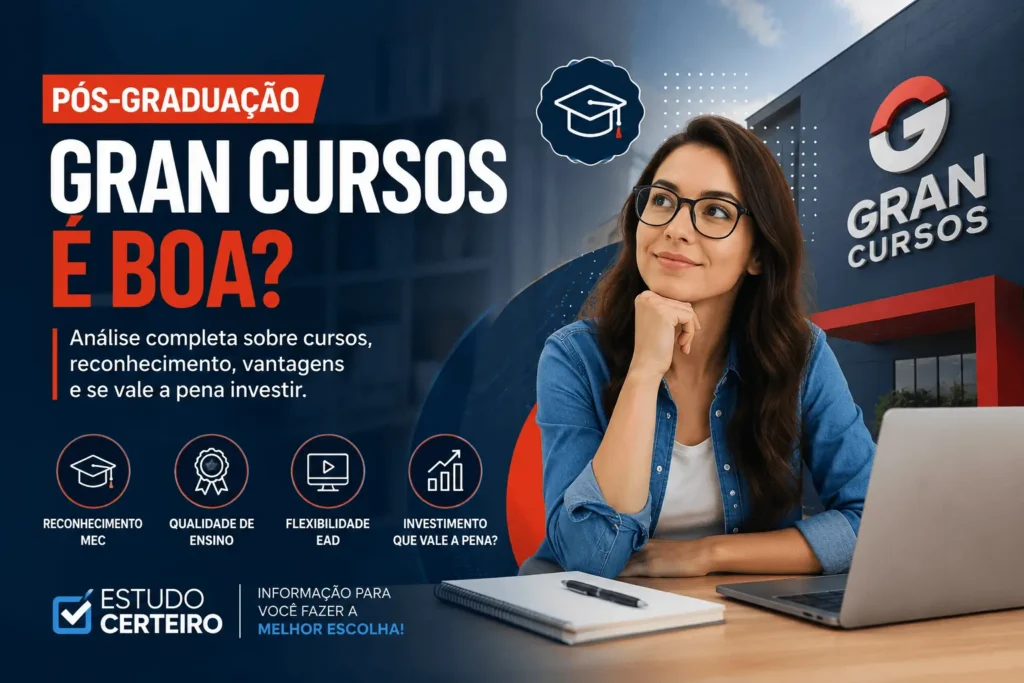 Pós-Graduação Gran Cursos é Boa - Veja se Vale a Pena
